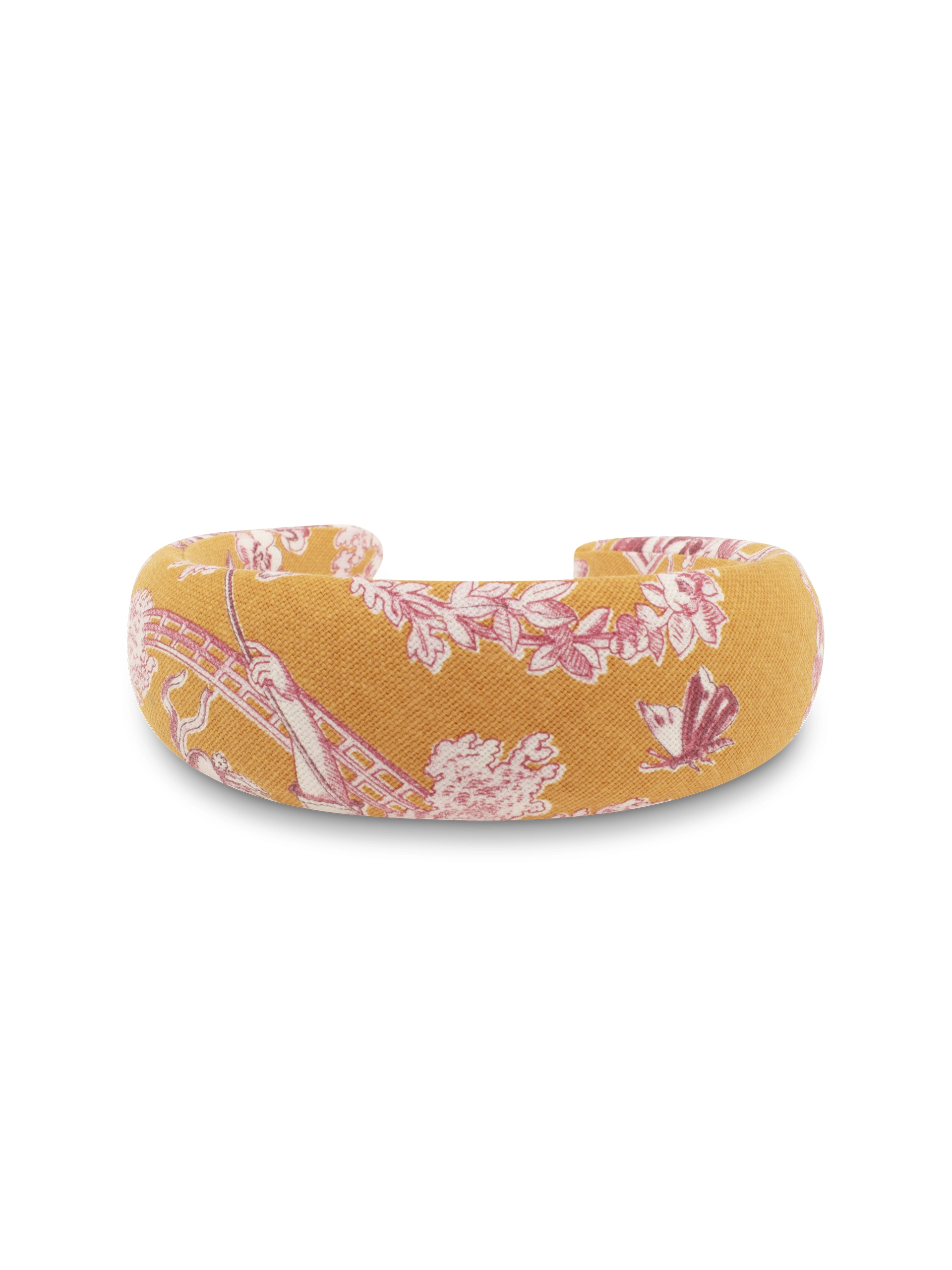 Toile de Jouy Haarreifen orange 2