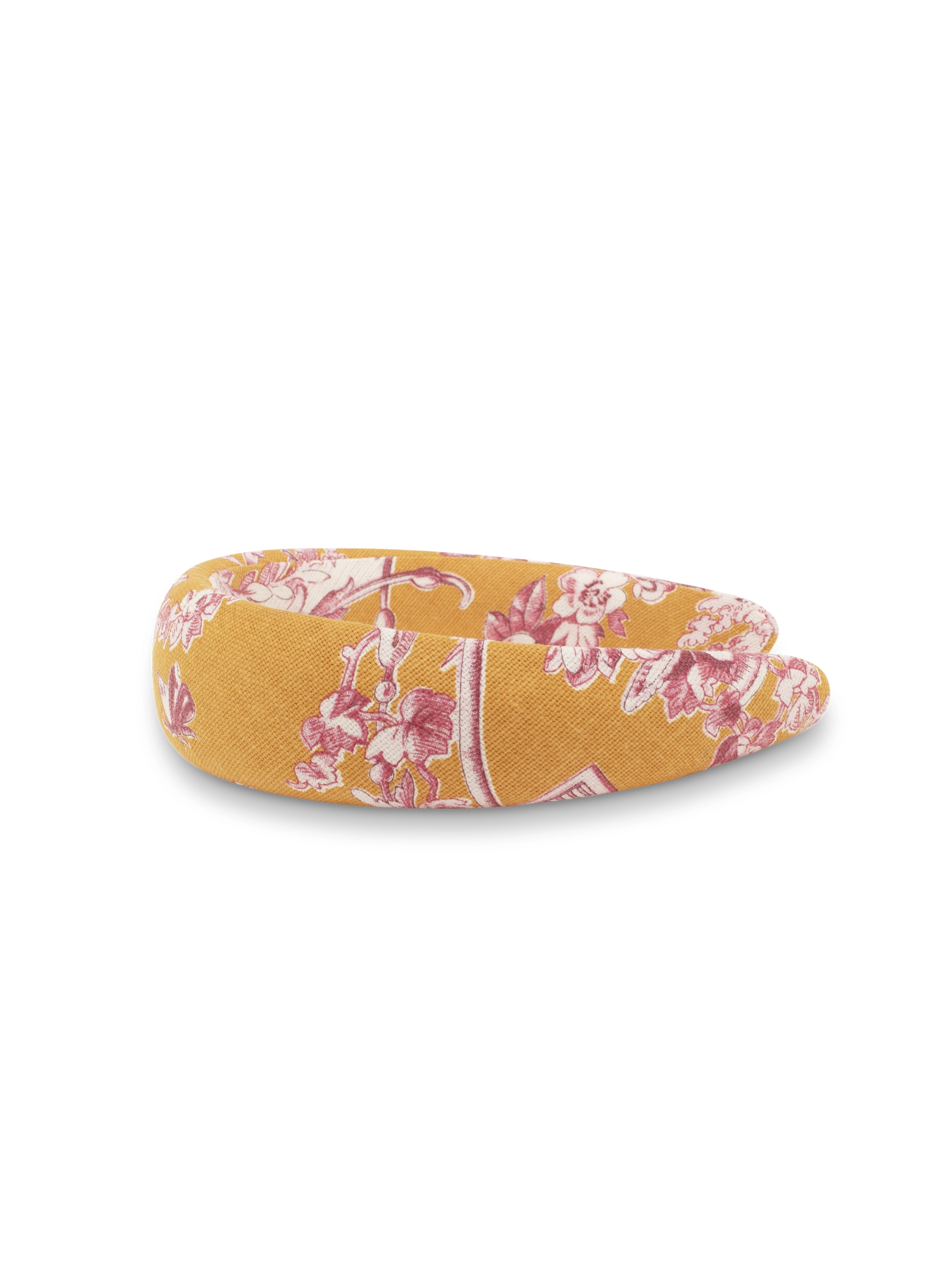 Toile de Jouy Haarreifen orange 3